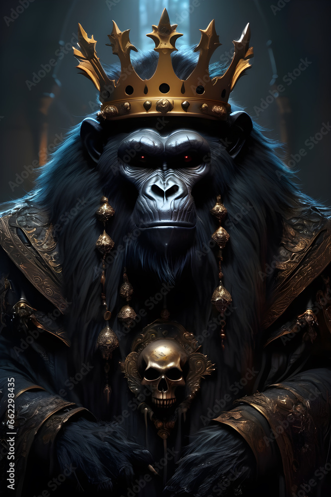 Sinister Ape: Crowned Lord of Skulls Sinister Ape: Crowned Lord of Skulls