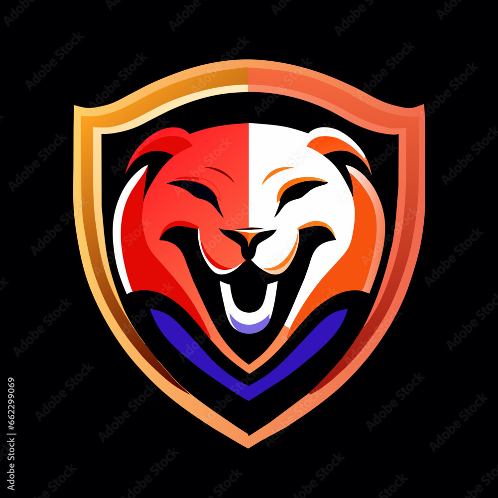 Fototapeta premium dog logo