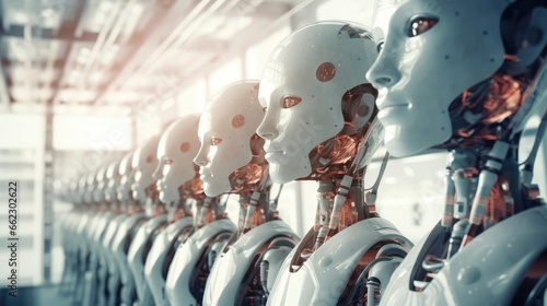 Group of a humanoid robots