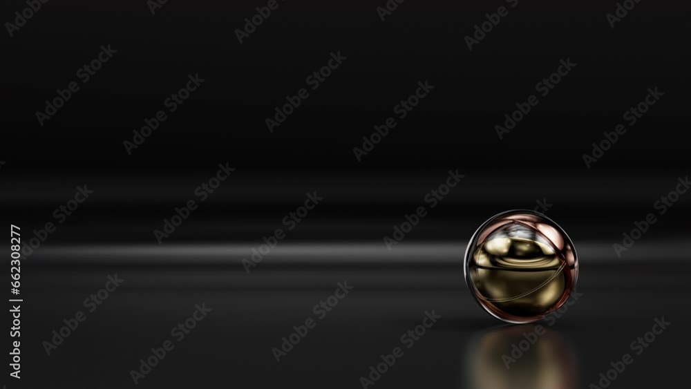 3d sphere animation with space for your text 4k 3d sphere animation with space for your text 4k