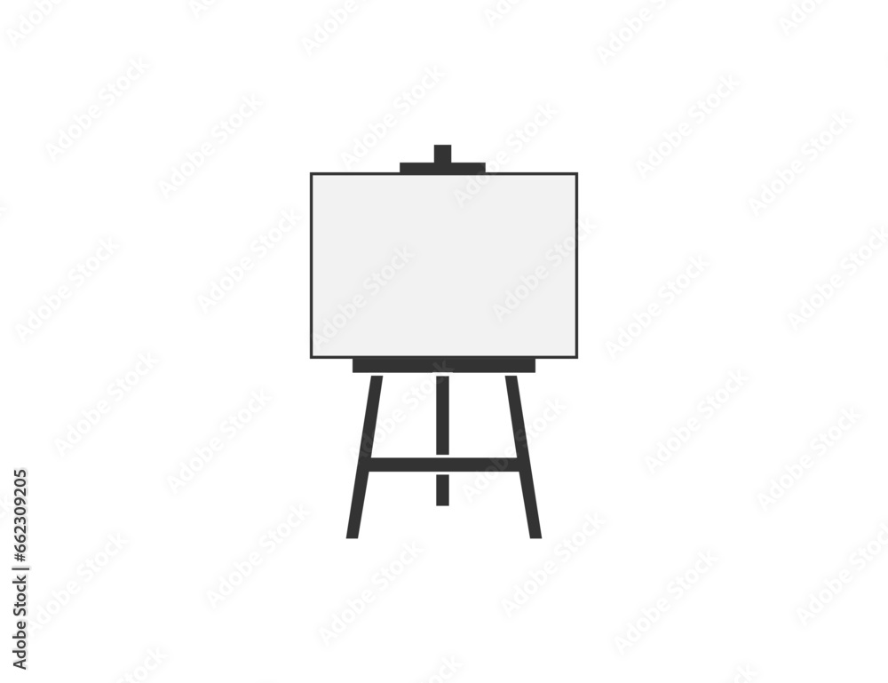 Easel, canvas icon. Vector illustration. Easel, canvas icon. Vector illustration.