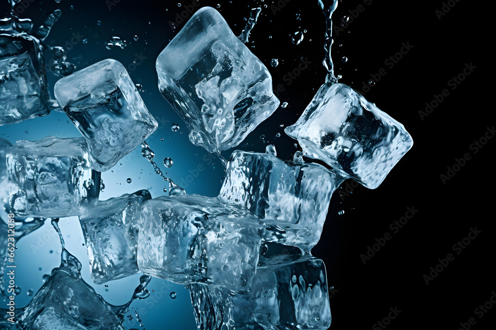 Obraz premium Eiswürfel