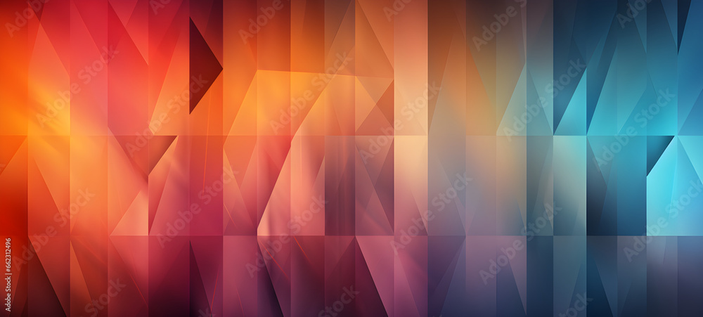 Obraz premium Colorfull cubes as abstract 3d geometry background illustration. Generative ai