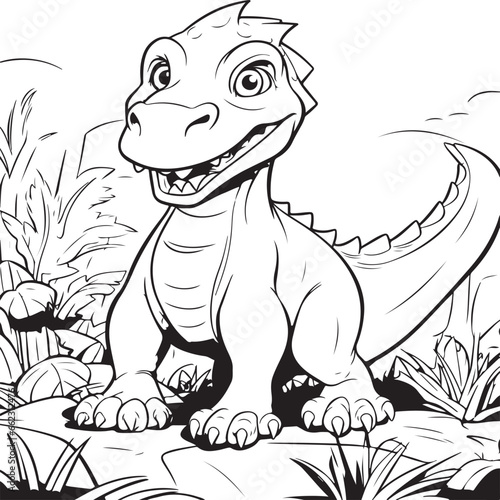 dinosaur coloring page