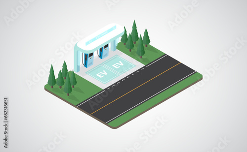 ev station, electric vehicle charging station