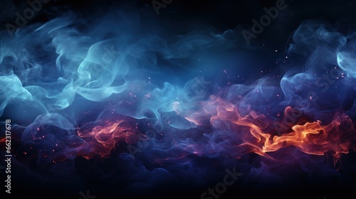 Smoke with particles Texture Background Wallpaper photo