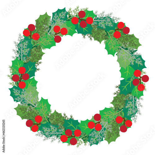 „Éí„Ç§„É©„ÇÆ„Å®„Ç≥„Éã„Éï„Ç°„Éº„Å®Ëµ§„ÅÑÂÆü„ÅÆ„ÇØ„É™„Çπ„Éû„Çπ„É™„Éº„Çπ„ÅÆ„Éô„ÇØ„Çø„Éº„Ç§„É©„Çπ„Éà