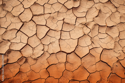 Dry cracked earth background