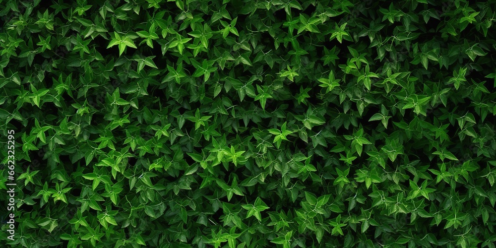 photo of green leaves spreading evenly across the fence. generative AI photo of green leaves spreading evenly across the fence. generative AI