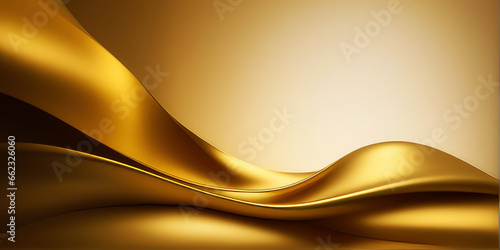 Golden colour magic curve background.