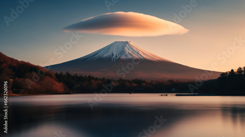 おもしろ雲と富士山12