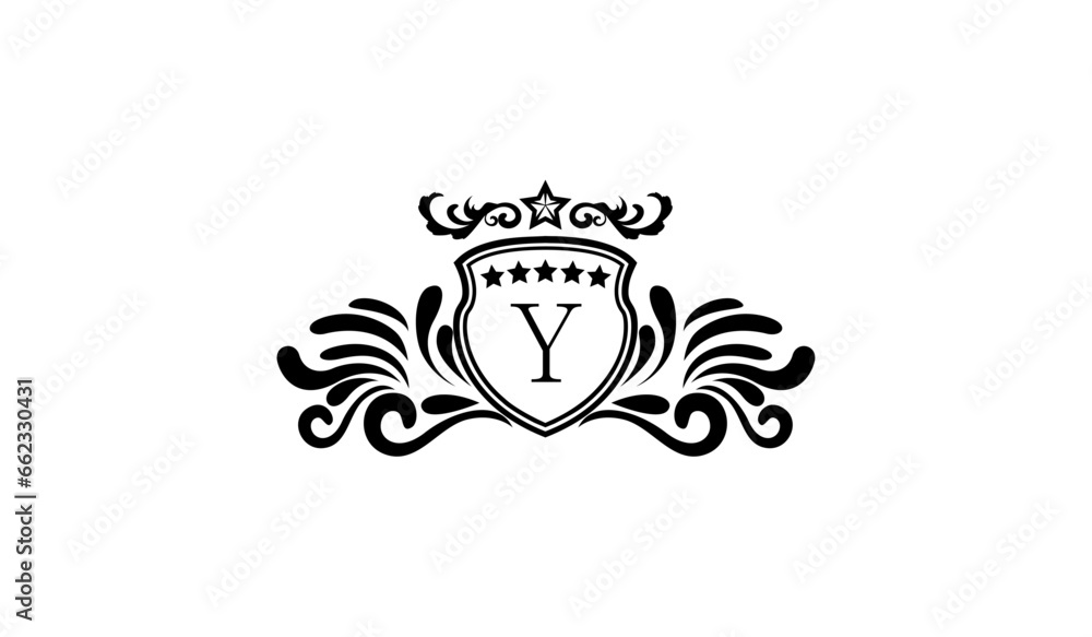 Luxury Retro Elegant Logo Y Luxury Retro Elegant Logo Y
