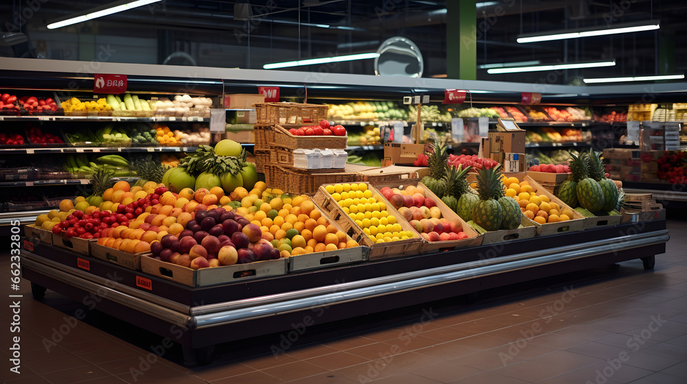 Fruit Aisle Abundance at the Hypermarket