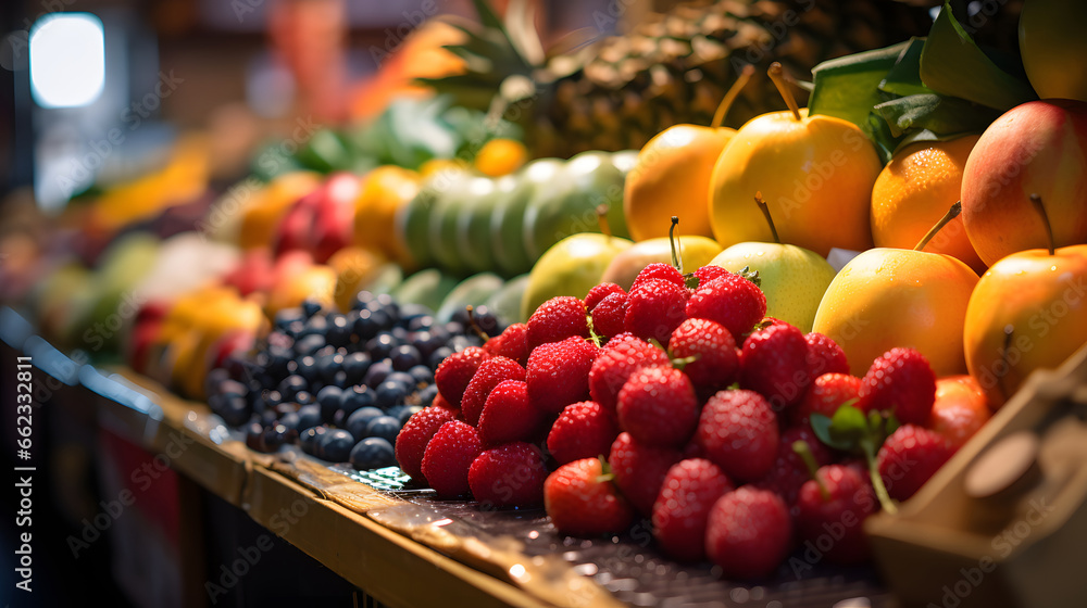 Fruit Aisle Abundance at the Hypermarket Fruit Aisle Abundance at the Hypermarket