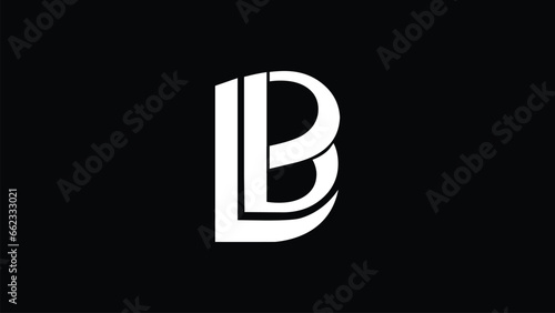 LB lb letter design logo logotype icon concept classic elegant style look vector illustration. LB Letter Logo Design.