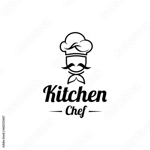 Kitchen Chef Restaurant Logo Stock Illustrations Template