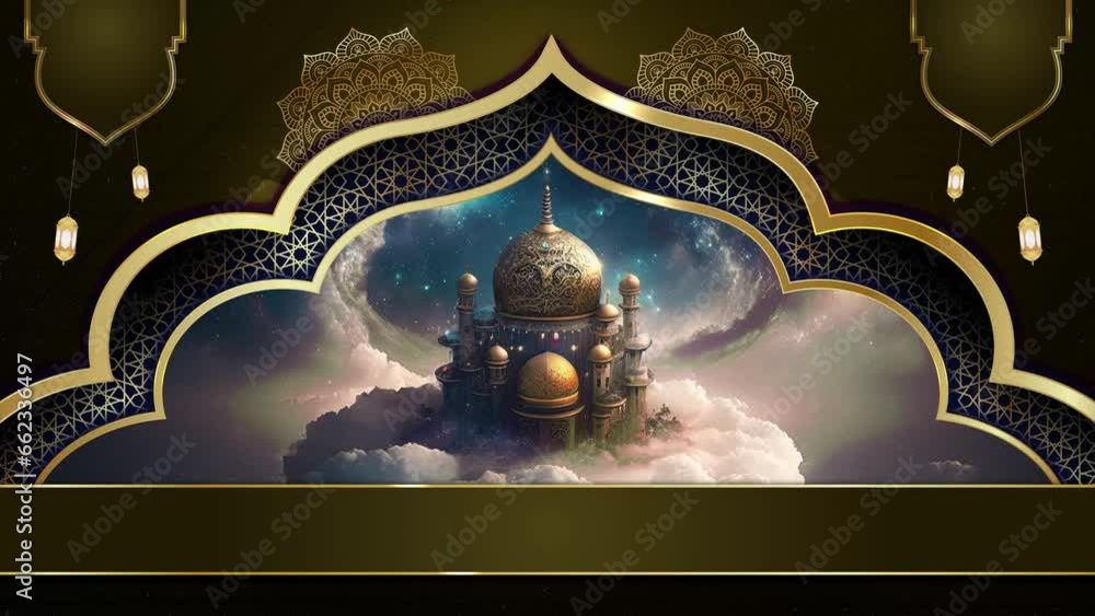islamic background , muslim mosque , islamic design video wallpaper, 4K ...