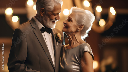 Wedding impressions - elderly - generative AI