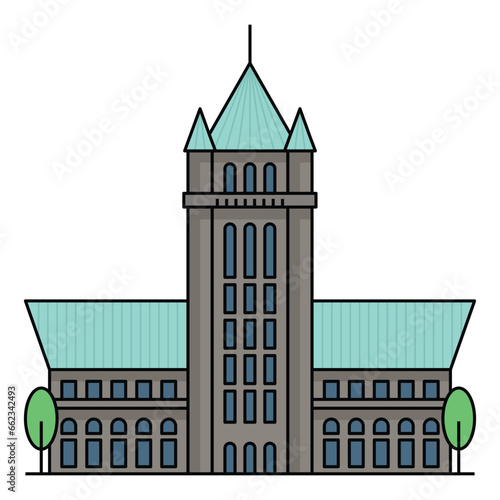 World famous building for Minneapolis City hall