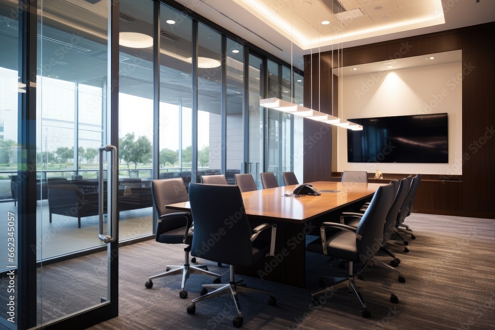 Ultra-modern meeting room