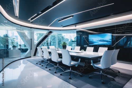 Ultra-modern meeting room