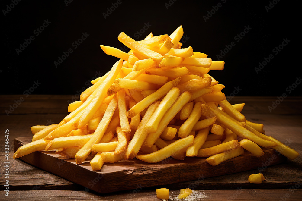 Heap of French fries Heap of French fries