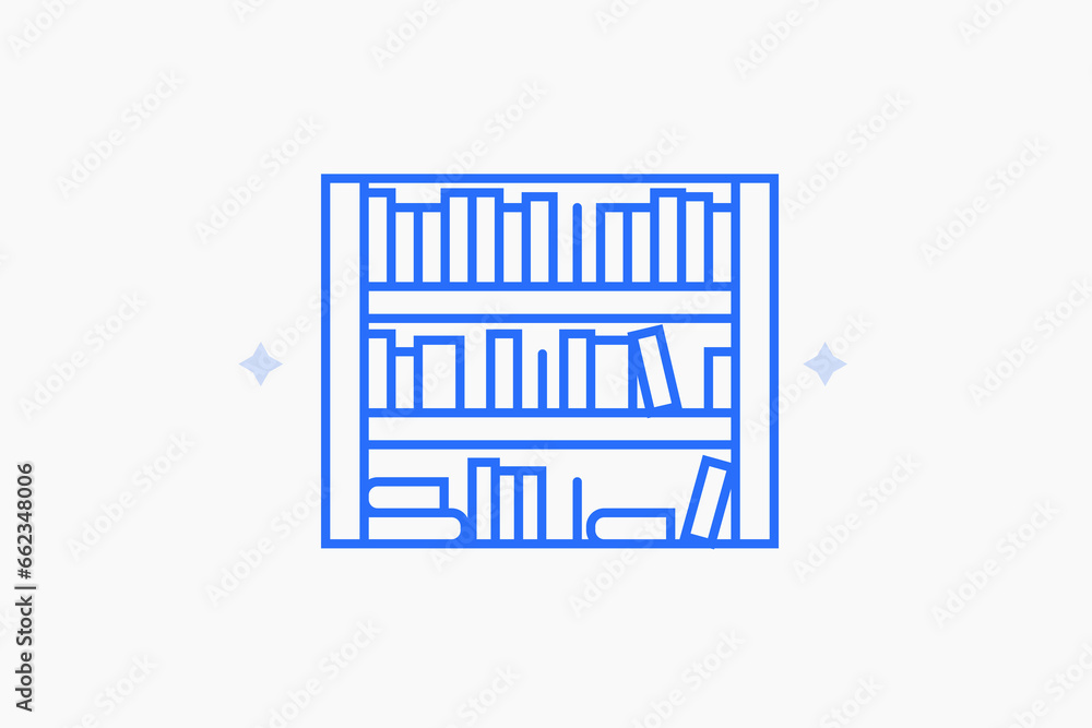 book shelf illustration in flat style design. Vector illustration.
book shelf illustration in flat style design. Vector illustration.