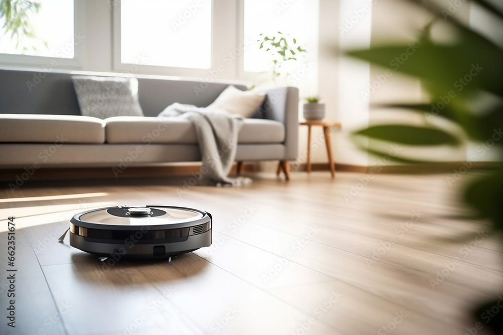 Modern household floor vacuum robot automatic technology cleaning smart home Modern household floor vacuum robot automatic technology cleaning smart home