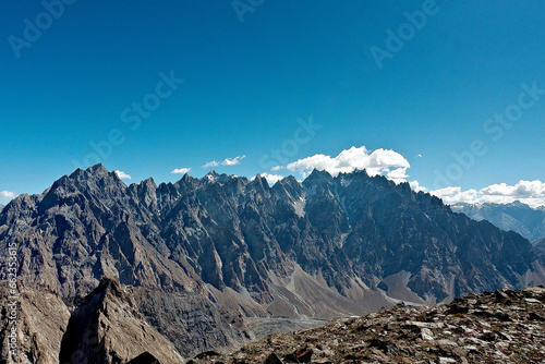 The cathedrals of Passu from Patundas pastures. (ID: 662353615)