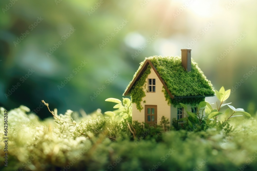 Green and environmental housing concept Green and environmental housing concept