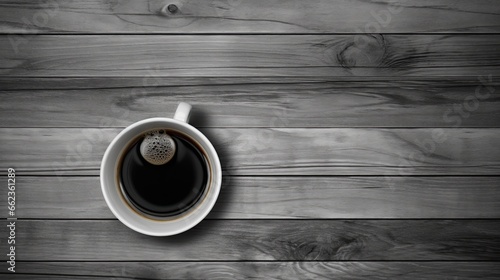 Flat background a cup of coffee copy space