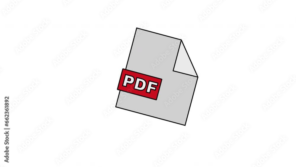 animated video icon PDF file animated video icon PDF file