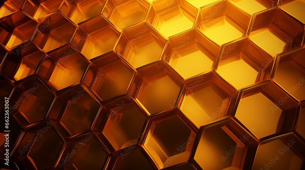 Honeycomb pattern background image.
Honeycomb pattern background image.