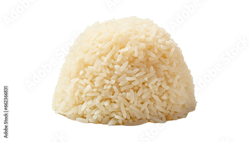 rice isolated on transparent background cutout