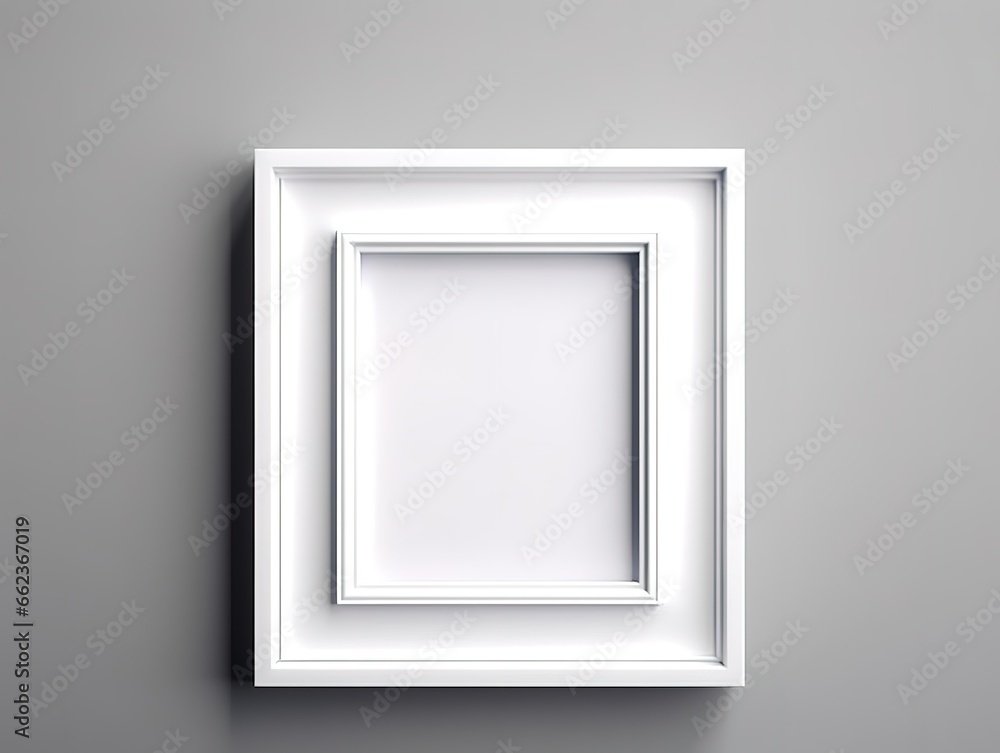 Blank photo frame frames can be used as your mockup. generative AI Blank photo frame frames can be used as your mockup. generative AI