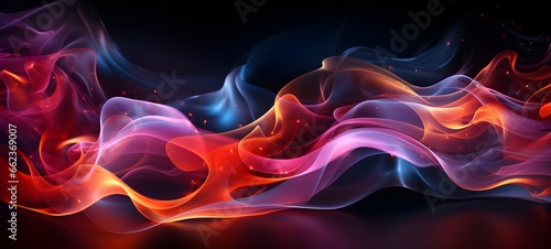 Mist texture. Color smoke. Paint water mix smoke abstract background. Blue purple red smoke, gradient smoke effect. Ai