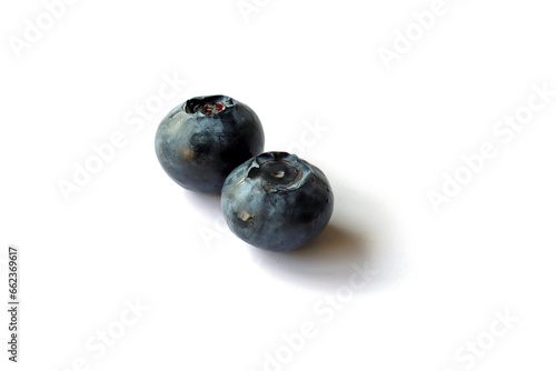 blueberries isolated on a white background
