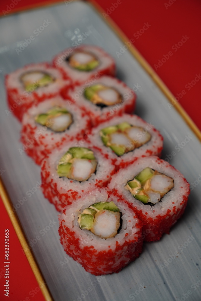 sushi, rolls, Japanese food, fish, rice sushi, rolls, Japanese food, fish, rice