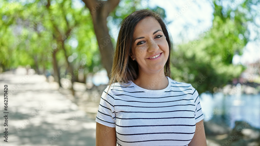 Middle eastern woman smiling confident at park Middle eastern woman smiling confident at park