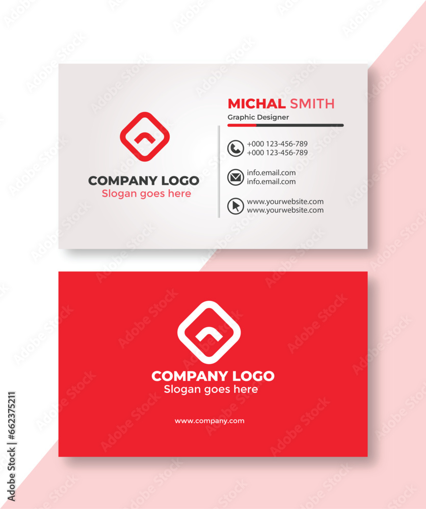 Modern and Clean Business Card Template Modern and Clean Business Card Template