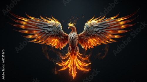 Phoenix bird high resolution amazing photo Ai generated art © Biplob