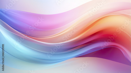 Illustration of a vibrant and dynamic abstract background with flowing and lively wavy lines