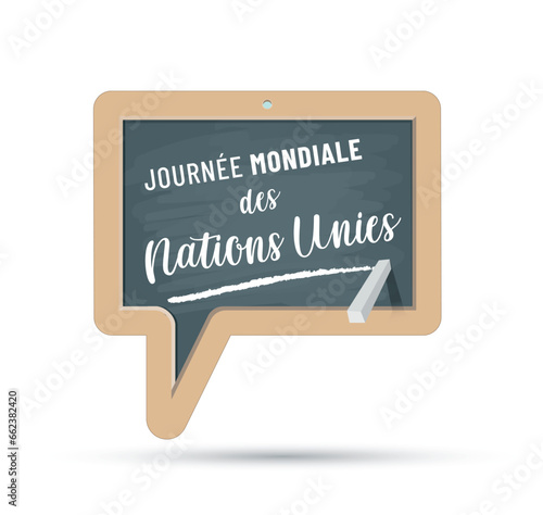 journée mondiale des nations unies le 24 octobre