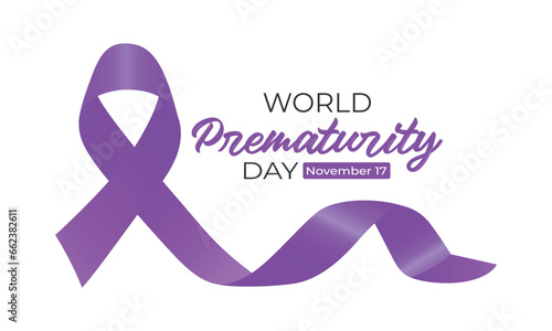 World Prematurity day is observed every year on November 17th, Prematurity Day Poster, November 17. Important day
