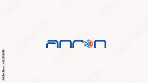 Free Download anron logo, word mark logo, heat cool logo - GFXLoad