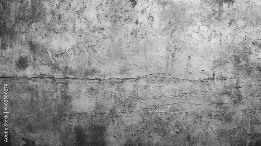 Fototapeta premium grunge texture on scratched metal gray scale.Generative AI