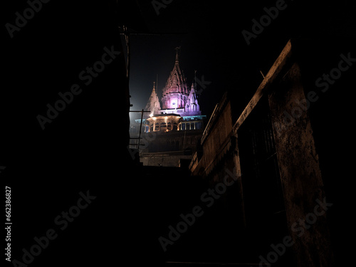  temple at night || varanasi temples at night || manikarnika ghat temple 