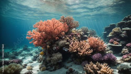 Magnificent Coral Reef Underwater