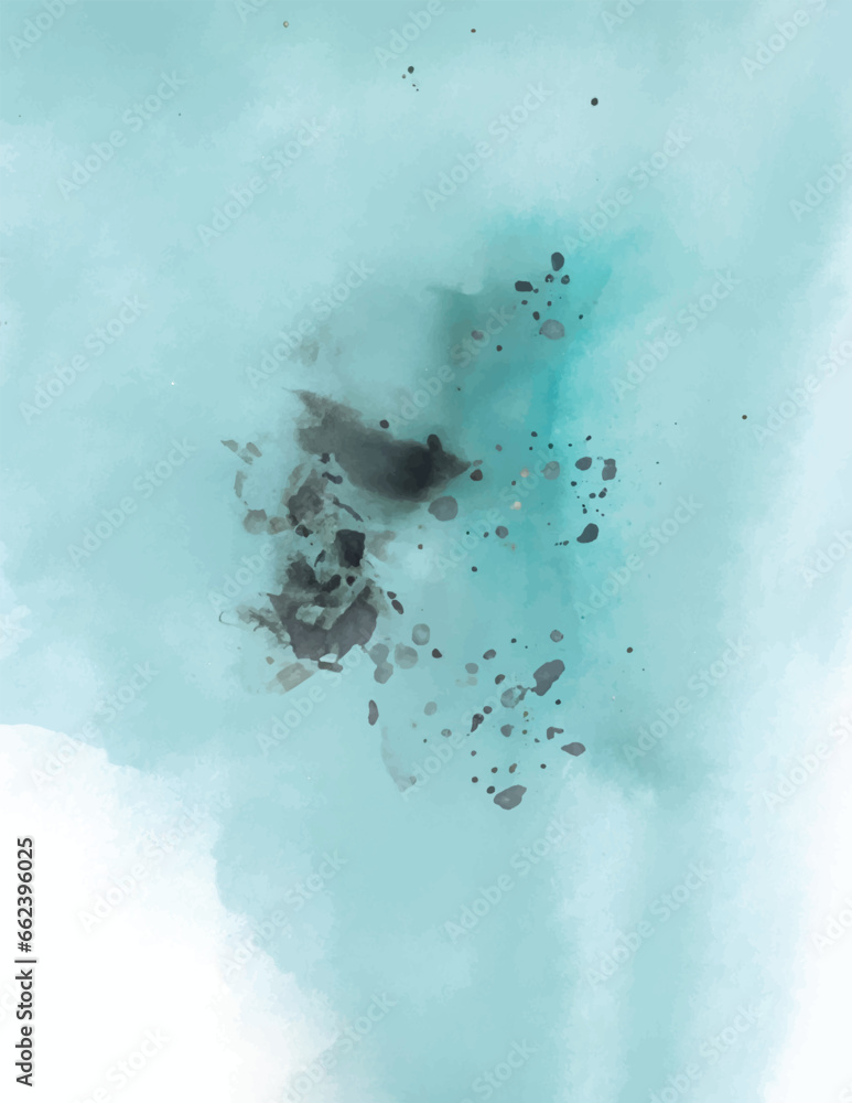 Fototapeta premium Watercolor texture splatter stain background