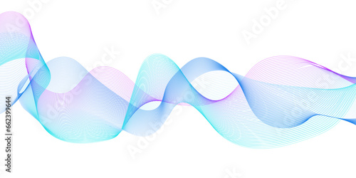 Abstract colorful wave and curve lines with technology background. Frequency sound wave lines, Abstract wavy lines for science, technology, banner, business, template, flyer design.